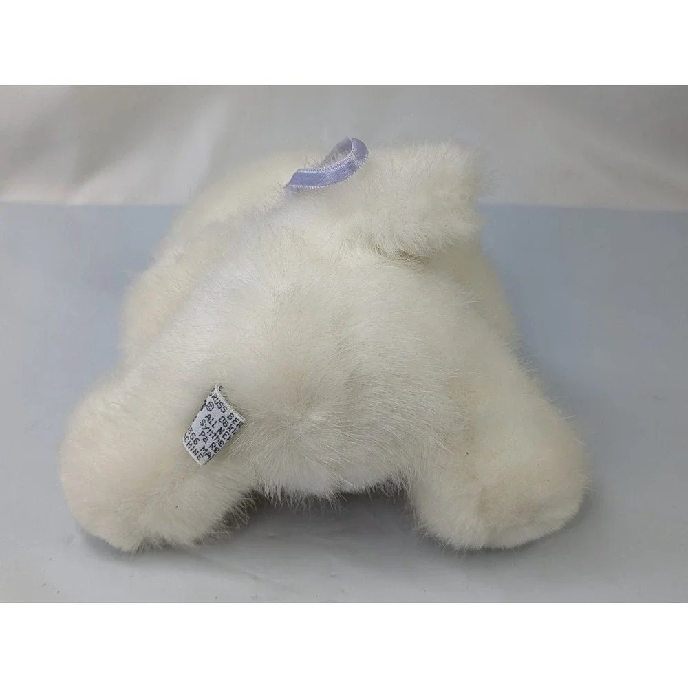 Russ White Cat Plush 6 Inch Super Grandma‎ Heart Stuffed Animal Toy